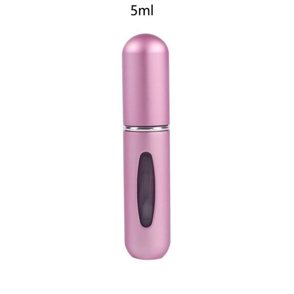 (pink, 5ml) 5/8ml Perfume Spray Bottle Travel Protable Refillable Perfume Atomizer Empty Cosmetic Perfume Bottle