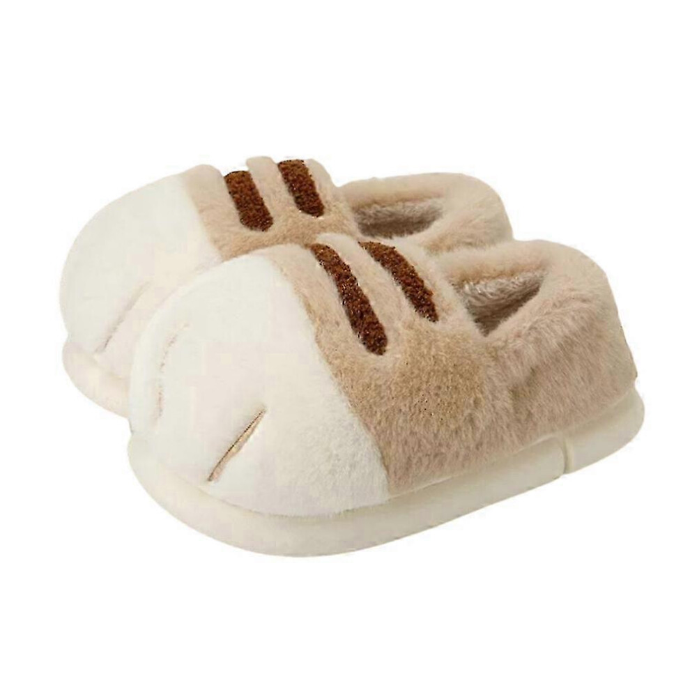 (38to39) Paw Slippers, 3D Paw Cartoon Slipper for Women
