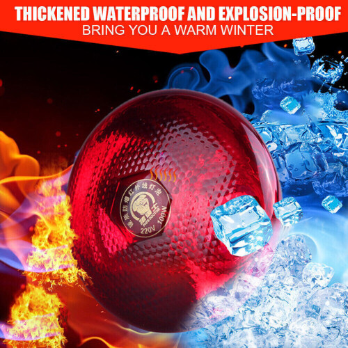 INFRA RED HEAT BULB 250W Poultry Chick Brooder Lambs Livestock