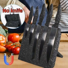 Magnetic Knife Holder Knife Block Rack Kitchen Organisation Cutlery Set Storage
