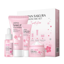 Cherry Blossom Skin Care Set 4-piece Gift Box Moisturizing Facial Moisturizing