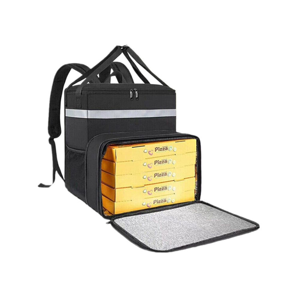 Large Meal Food Delivery Backpack Insulated Thermal Pizza Bag For Uber Eats