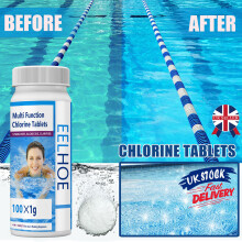 Chlorine Tablets for Hot Tub Swimming Pool Lay Z SPA Jacuzzi Tubs