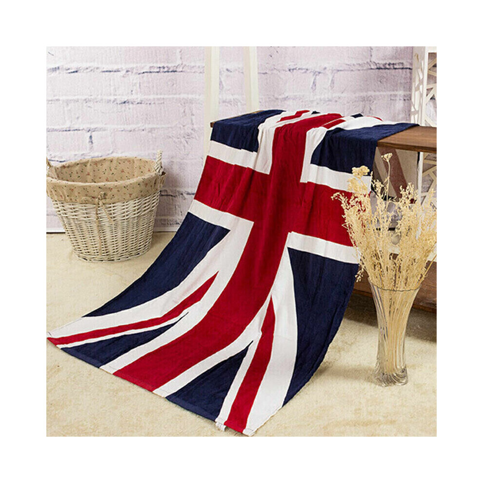 Britische Flagge Union Jack Muster Badestrand Weiche Geschenke Waschlappen Handtuch-image