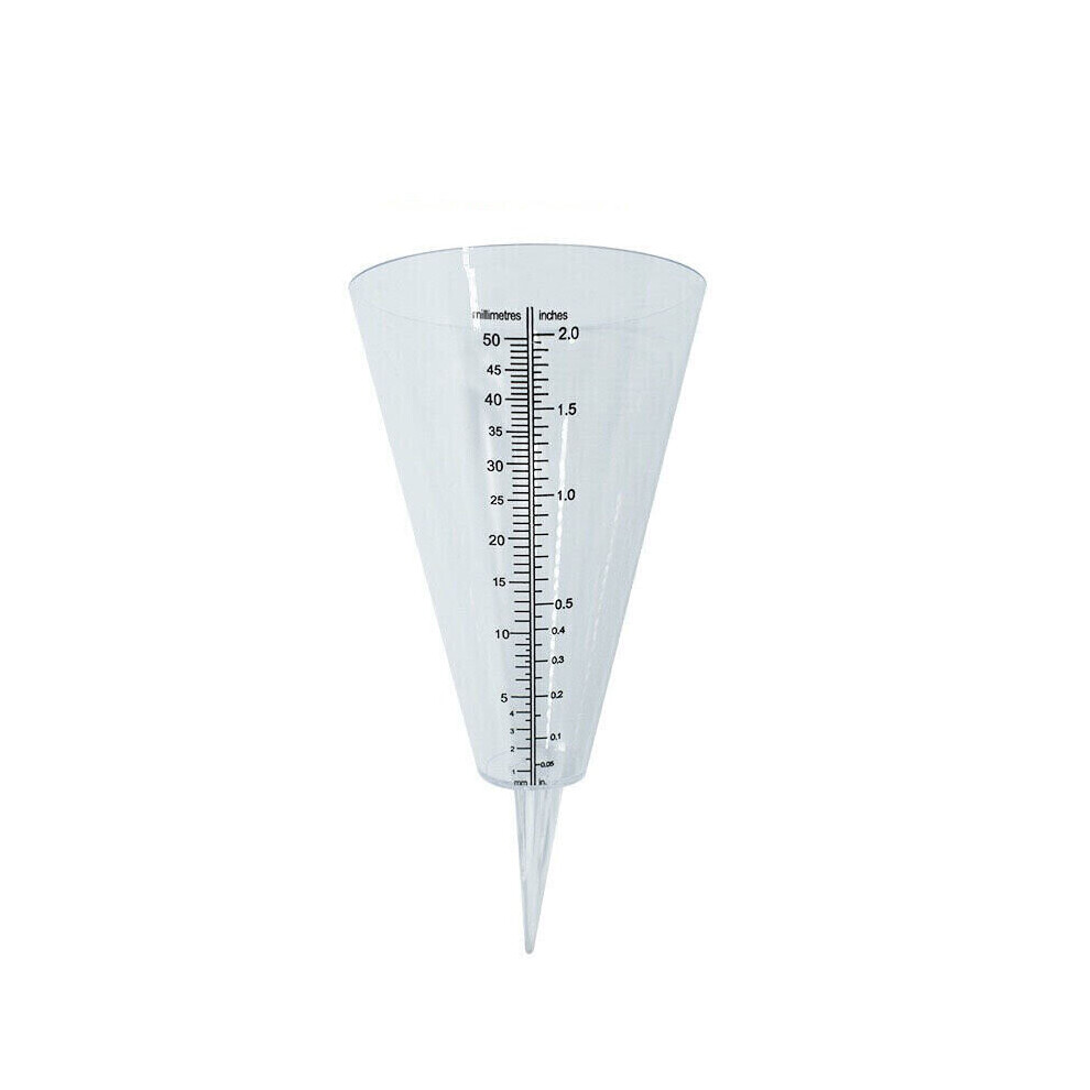 Cone Rain Gauge Measurement Ground Precipitation Garden Rainfall Measuring