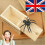Ξύλινη φάρσα Spider Scare Box κρυμμένο σε περίπτωση Trick Play Joke Gag παιχνίδια δώρα 1