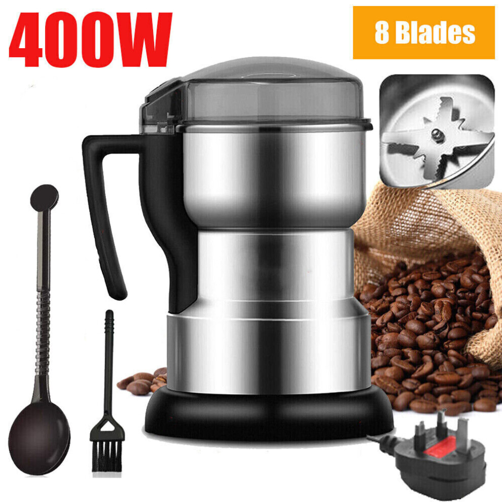 Electric Coffee Grinder Grinding Milling Bean Nut Spice Matte Blender Dry 220V