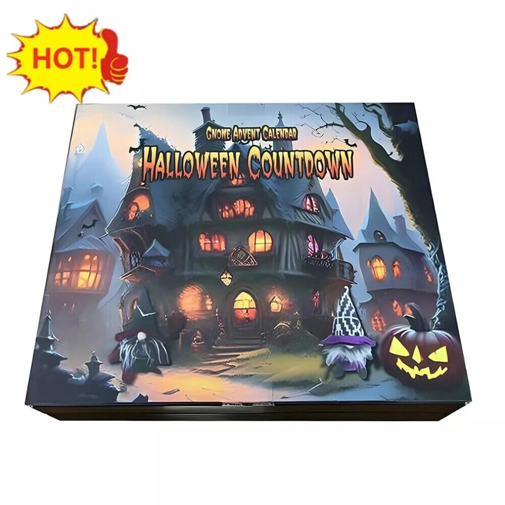 Flemye 2024 Halloween Gnome Advent Calendar Halloween Advent Calendar With Gift