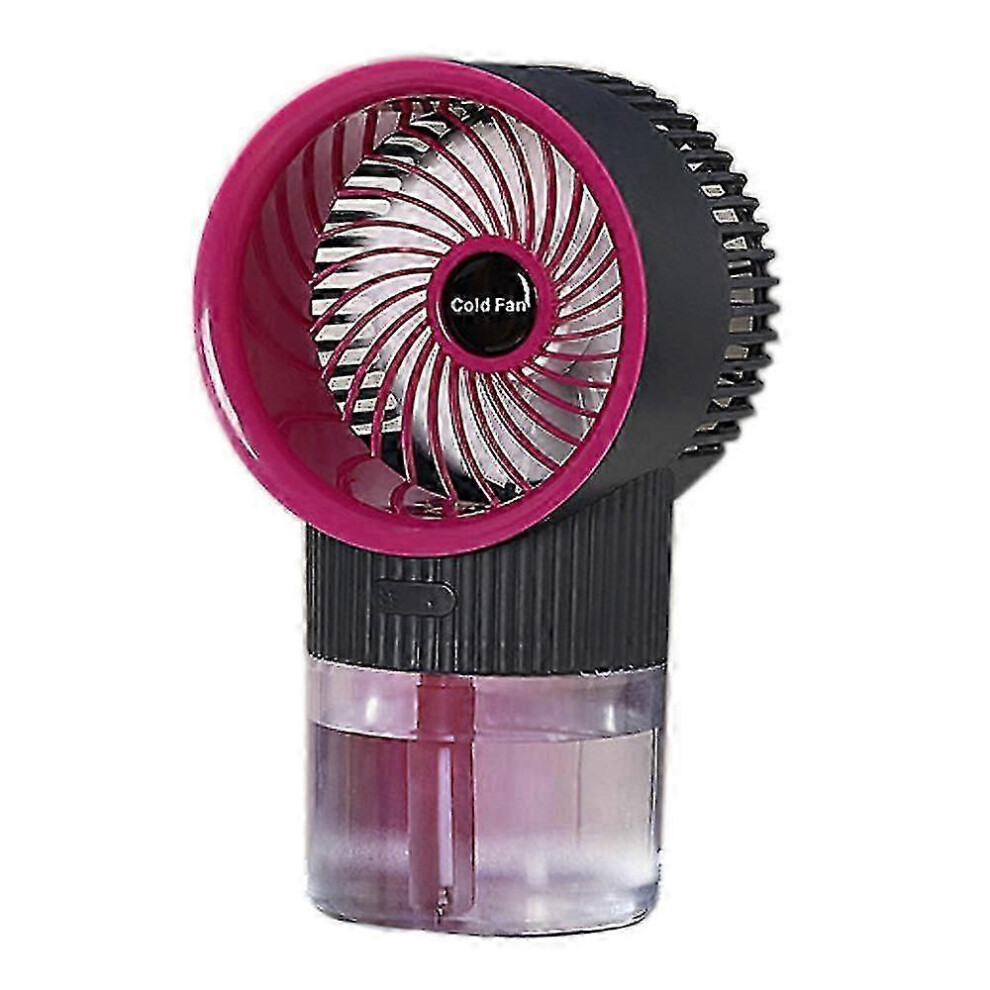 Portable Misting Fan, Large Water Tank Personal Handheld Mister Fan, Rechargeable Battery Fan