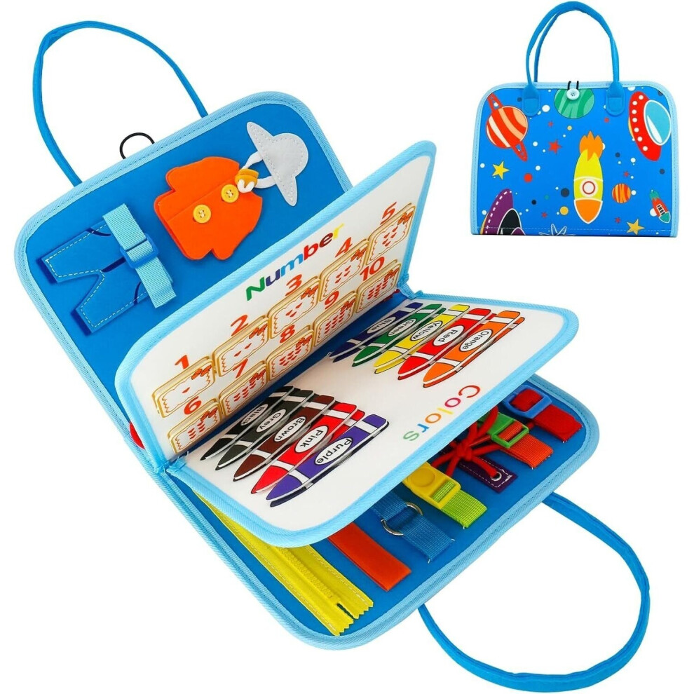 Flemye Busy Board 1 Year Old Busy Board For Toddlers Busy Book Toys