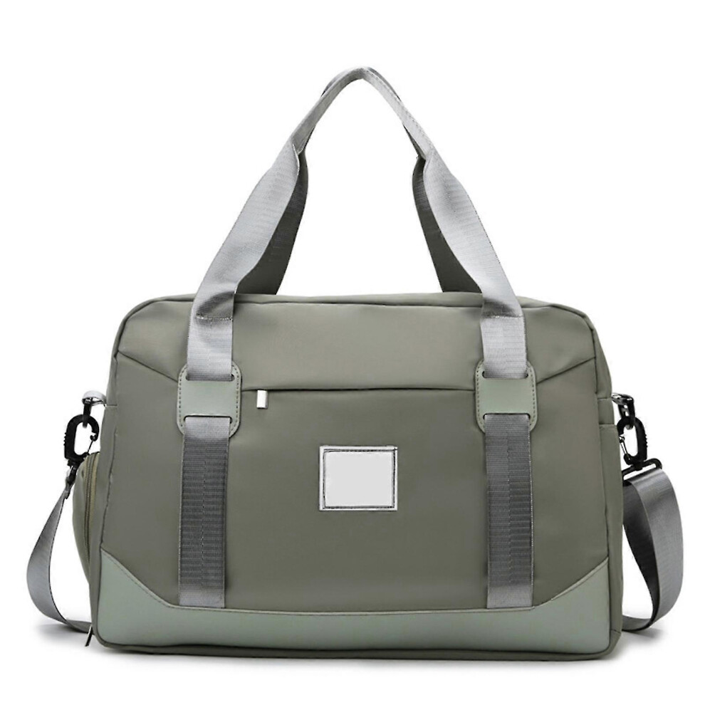 (green) Womens travel bags, weekender carry on for women, sports Gym Bag, workout duffel bag