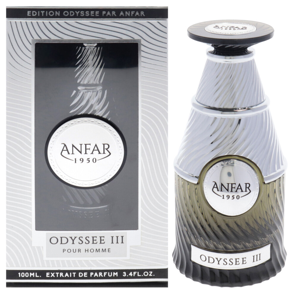 Anfar Edition Odyssee Iii By For Men - 3.4 Oz Extrait De Parfum Spray