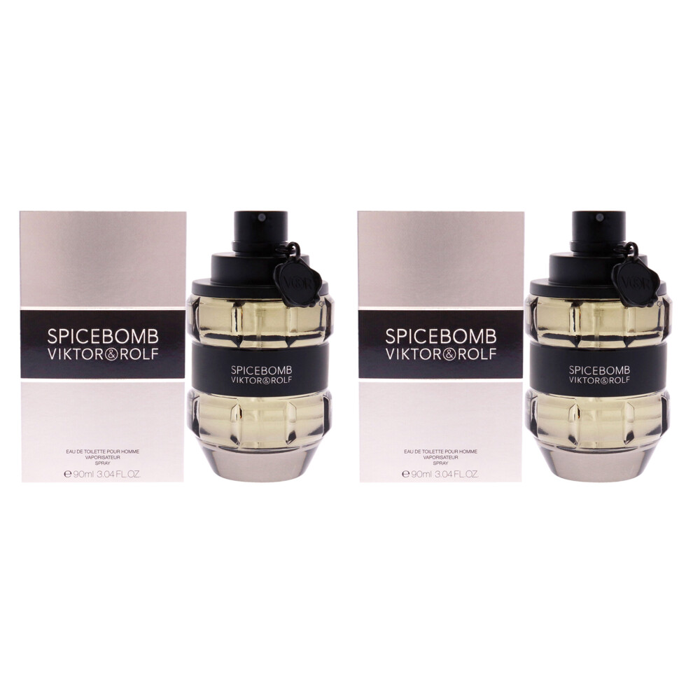 Viktor and Rolf Spicebomb - Pack of 2 For Men 3.04 oz EDT Spray