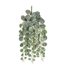 QingHai Artificial Hanging String of Heart Plants Wall Mount Low Maintenance Faux Eucalyptus Simulated Rattan