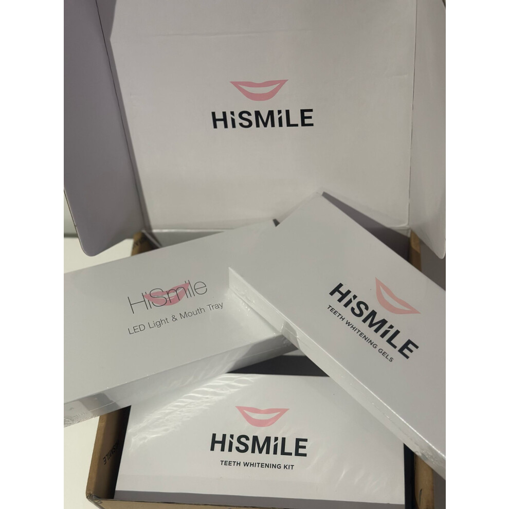 HiSmile Advanced Teeth Whitening Kit - LED Light & Gel Bundle