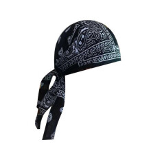 Adult Men Paisley Print Motorcycle Wrap Biker Hat Bandana Headscarf Skull Cap Qinhai
