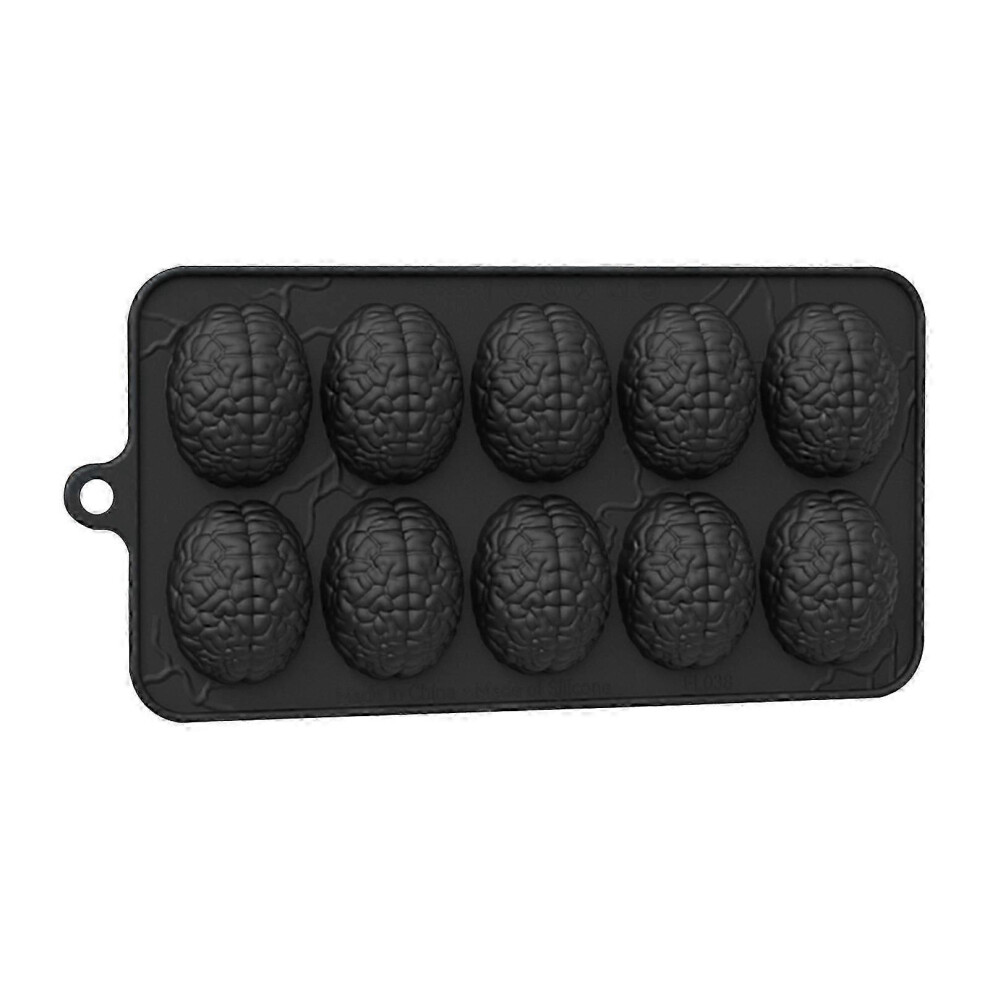 Silicone Brain Baking Mold Non-Stick Halloween Bakeware for Cakes Chocolates Cupcakes Easy to Clean Silicone Cookie
