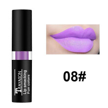 (8)TEAYASON Velvet Matte Lipstick Lasting Waterproof Halloween Party Lip Makeup QinHai