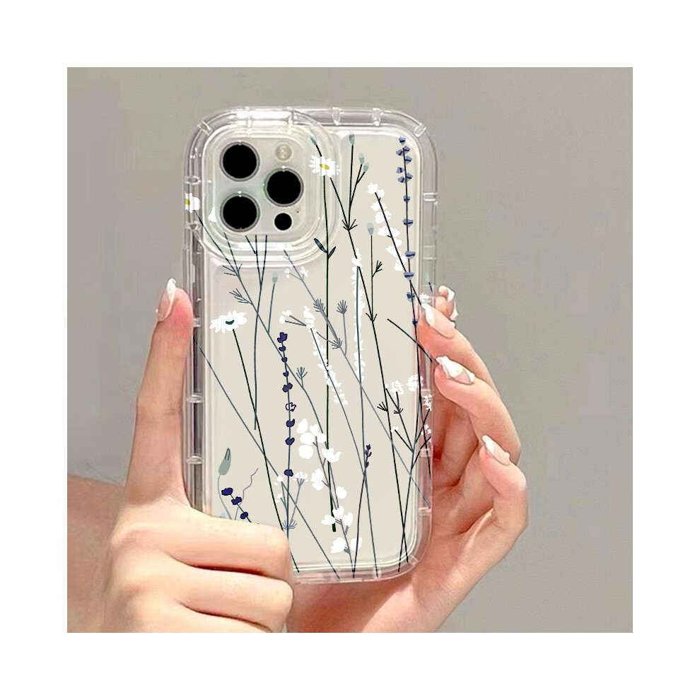 (O134, For iPhone 13 Pro) Flower Phone Cases For iPhone 13 Case iPhone 16 Pr-image-OPC-PG6K68D-NEW