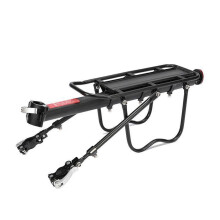 Mountain Bike Pannier Rack Quick Release & Installation Bike Rear Shelf Aluminum Alloy Bicycle Rear Pannier Rack Sturdy MTB Tailstock Rack Bicycle Equ