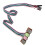 6.8cm PC Computer Case Front Dual USB Audio Port Panel Mic Earphone Jack Cable 4