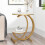Tribesigns Tribesigns Side Table Side Table, 2-Tier Side Table with C-Shaped Frame 1