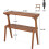Tribesigns Tribesigns Side Table 2-tier Sofa Table with Solid Wood Legs, Side Table with Storage Space 5