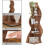 Tribesigns Tribesigns Corner Shelf 5 Tier Wall Corner Bookshelf, Corner Bookcase Storage Rack 7