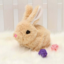 (Yellow) Bunny Toys Educational Interactive Toys Bunnies Can Walk And Talk,bunny Stuffed Animal, Easter Plush Bunny, Walking, Hopping, Wiggle Ears, Twitch Nose
