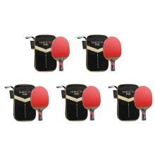 5X Super Powerful Pong Racket Bat, Table Tennis Sticky Pimples(Penhold-Hands Grip)