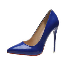 (35,Blue)Women's 4.7 Inch Pumps Pointy Closed Toe Stiletto Sexy High Heels