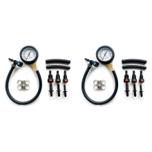 2X Fuel Pressure Test Kit Gauge Injection Pump Tester for Car, Motorcycle, Truck
