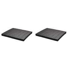 4PCS 50x30X2cm Pick Apart Foam Insert Cutting Lining Packaging Pre-Cutting Tool Box and Hard Case Black