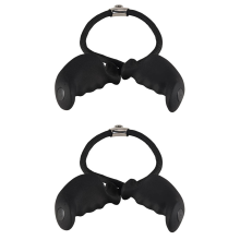 2X Ergonomic Triceps Rope Pull Down with Anti-Slippery Natural Rubber Grip for More Muscle Fibers-Gym