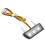 10X Motorcycle Decorative LED Taillight License Plate Light for White 3
