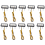 10X Motorcycle Decorative LED Taillight License Plate Light for White 2