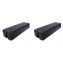 2X Hip Thrust Barbell Squat Pad Gym Weightlifting Training Neck Cover Shoulder Support Push Bar Foam Pad,Black