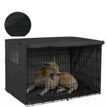 (94*61*63.5cm,black)Dog Crate Cover,Durable Polyester Pet Kennel Cover