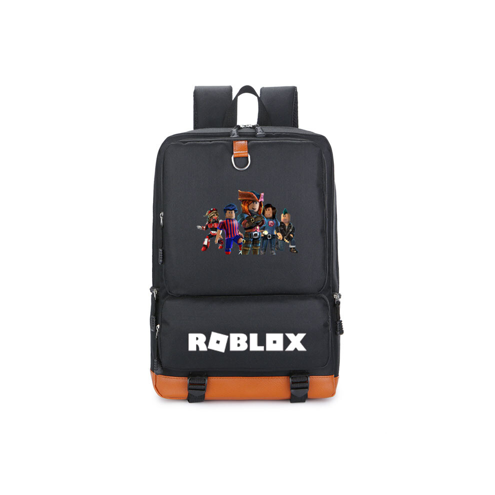 (#13 Black-5 Figures) Backpack Kids Roblox School Bag Students Boys Bookbag Travelbag Handbags-image-OPC-PG6MNZ5-NEW
