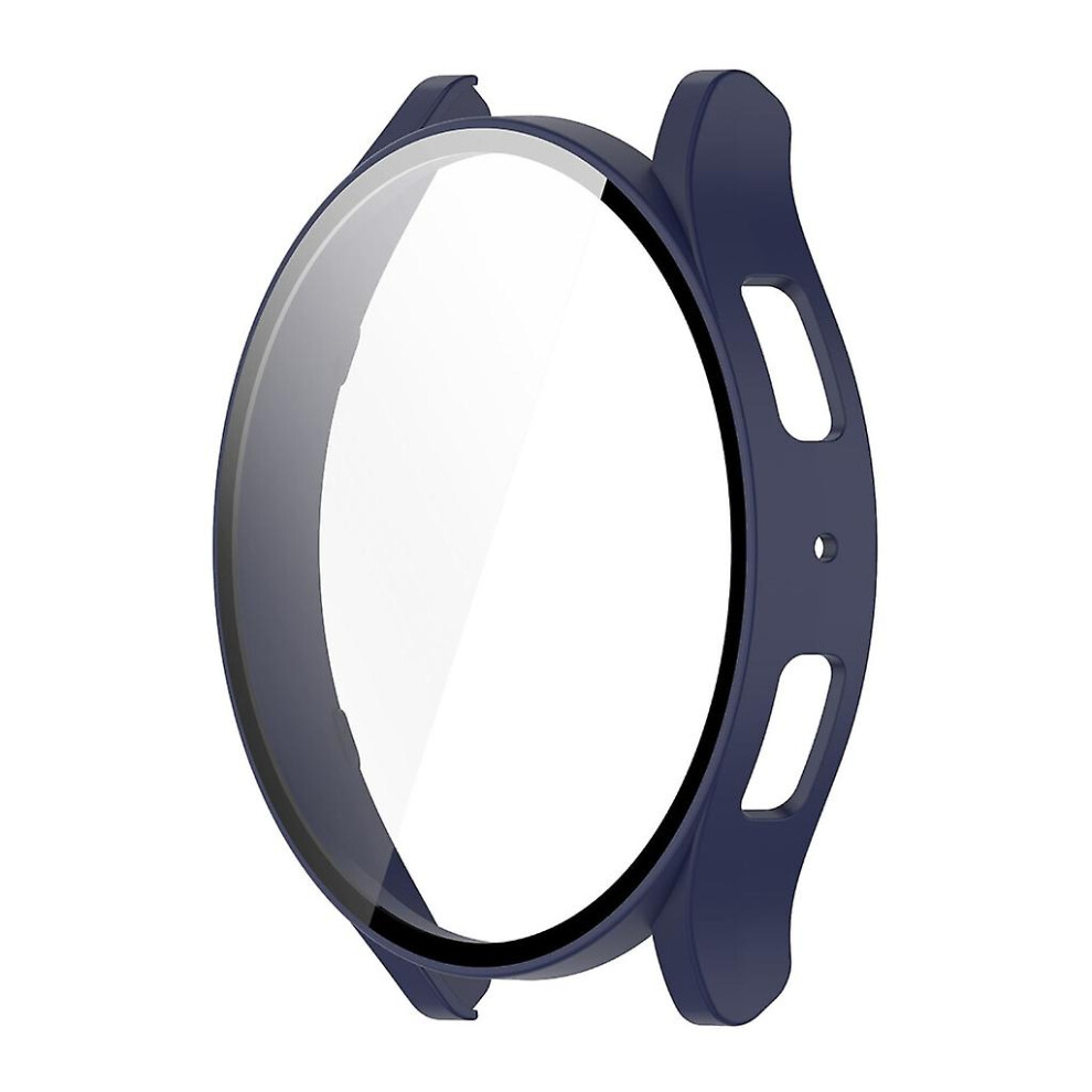 (Midnight 40Mm) For Galaxywatch 6 Screen Protector Tempered Film Case Allinclusive Bumper Shell Blue