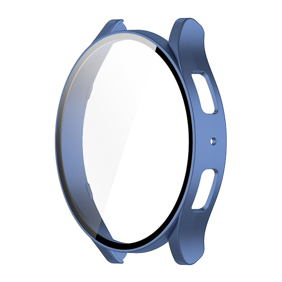 (, 40Mm) For Galaxywatch 6 Screen Protector Tempered Film Case Allinclusive Bumper Shell Blue