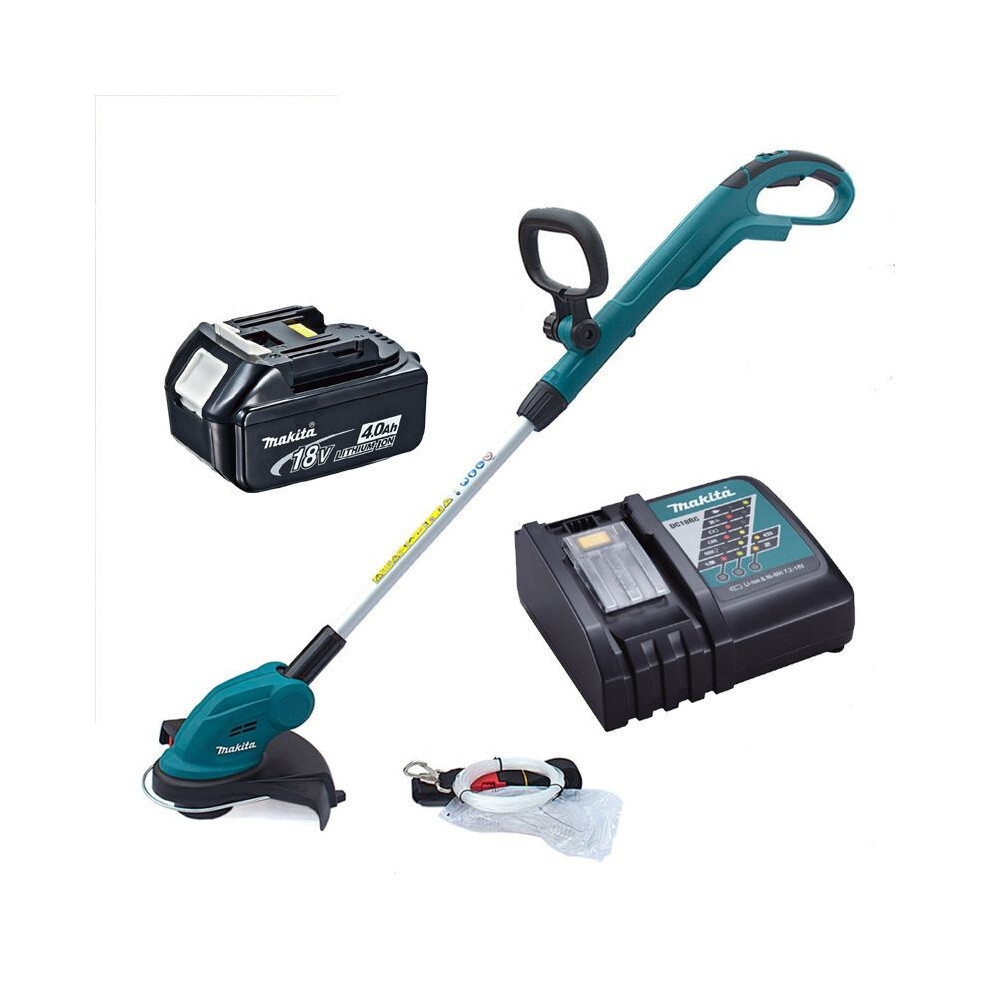 Makita DUR181 18v LXT Lithium Ion Cordless Grass Line Trimmer, 4.0ah + Charger