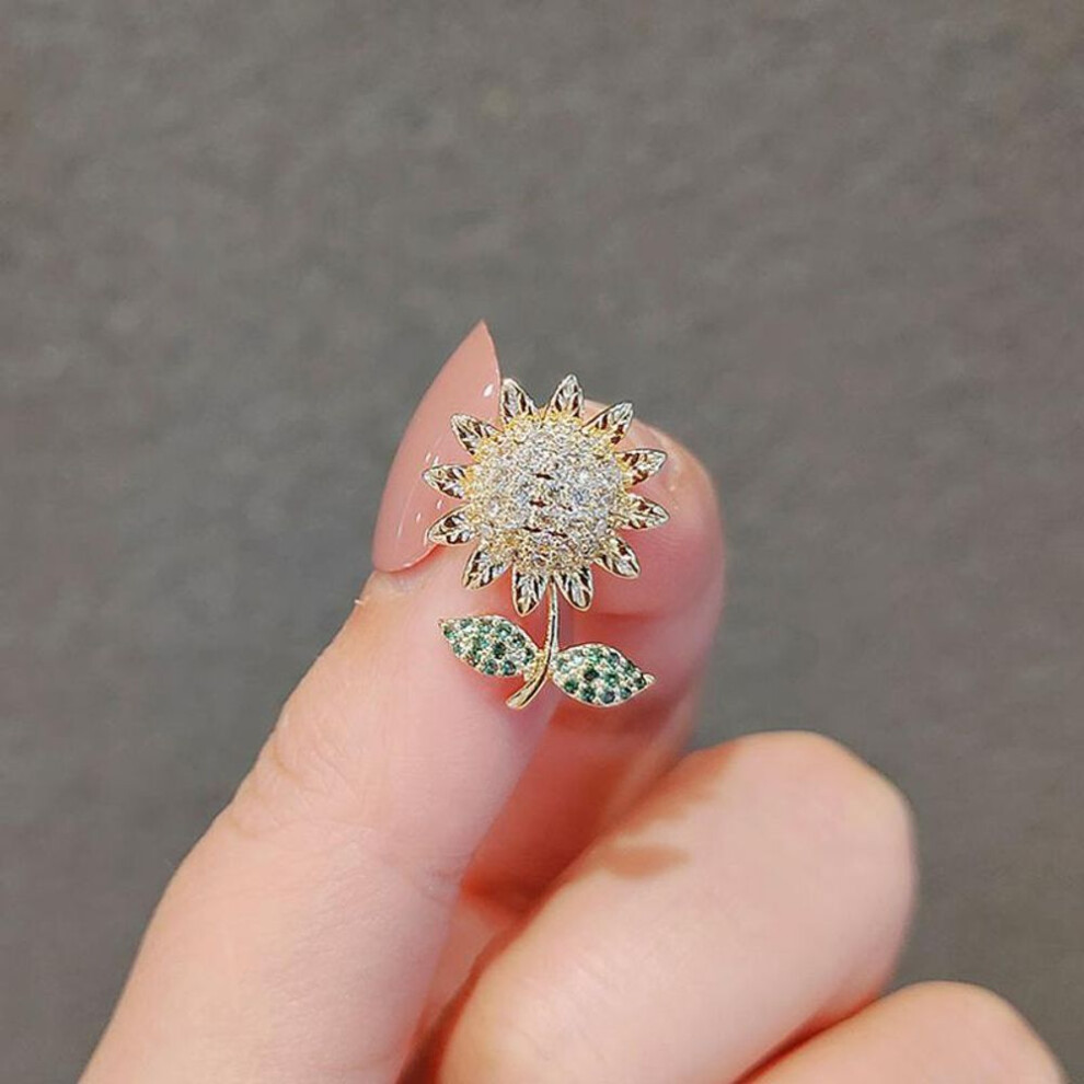 (R) Women Fashion Rhinestone Metal Lapel Pins Small Brooch Pin Flower Animal Bow Brooches