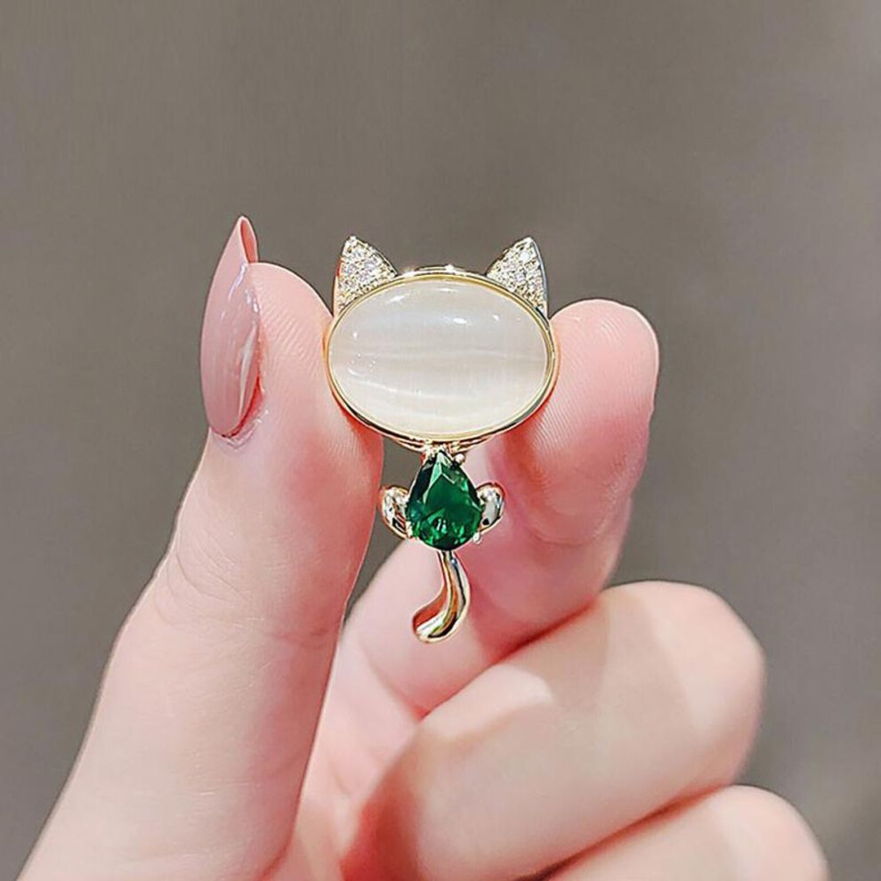 (K) Women Fashion Rhinestone Metal Lapel Pins Small Brooch Pin Flower Animal Bow Brooches