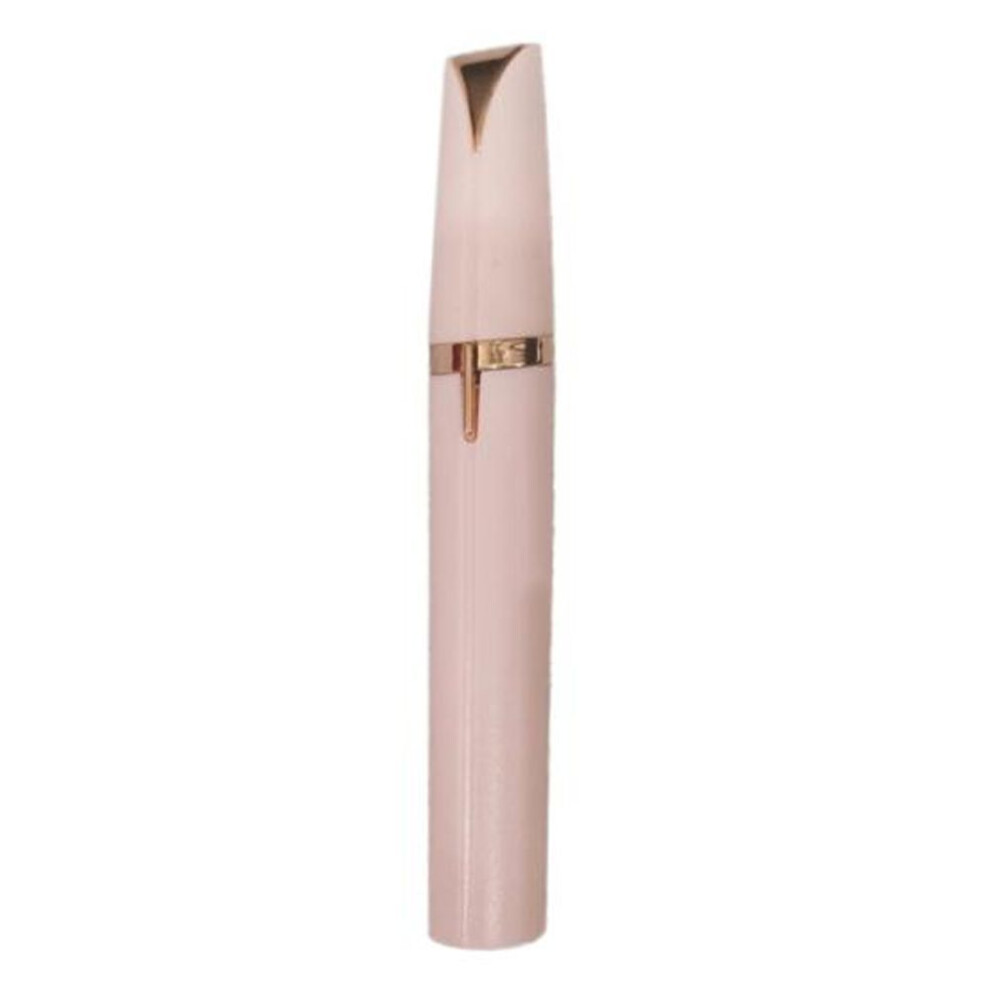 Gold (Gold) New Painless Women Electric Eyebrow Trimmer Epilator Face Chin Lip Nose Hair Remover