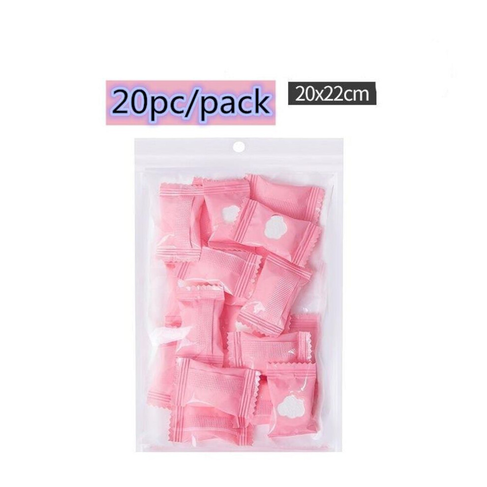 (as the picture) 20/30pc Disposable Cotton Pads Portable Travel Compressed Face Towel Wet Wipe Washcloth Napkin Outdoor Moistened Tissues Make Up Tools