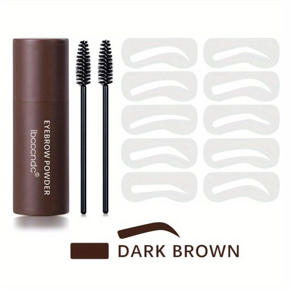 (03#Dark Brown) Complete Eyebrow Shaping Kit Long-lasting Easy-to-use Brow Enhancers With Stencil And Brush Perfect For Shaping  Filling And Defining Your Brows