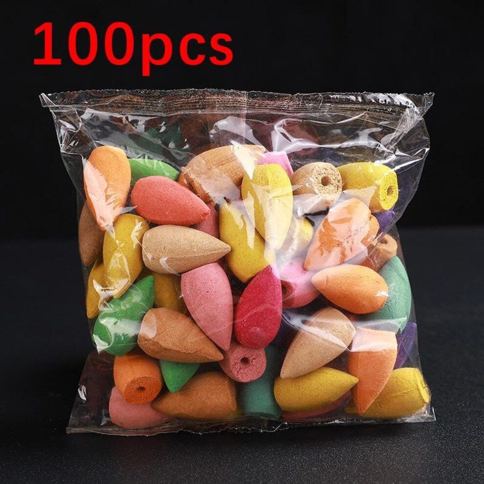 (100pcs) 30/60/100pcs Mixed Incense Cones Used For Oud Backflow Bullet Backflow Incense Burner Cone Smell Incense Mix Aromatherapy