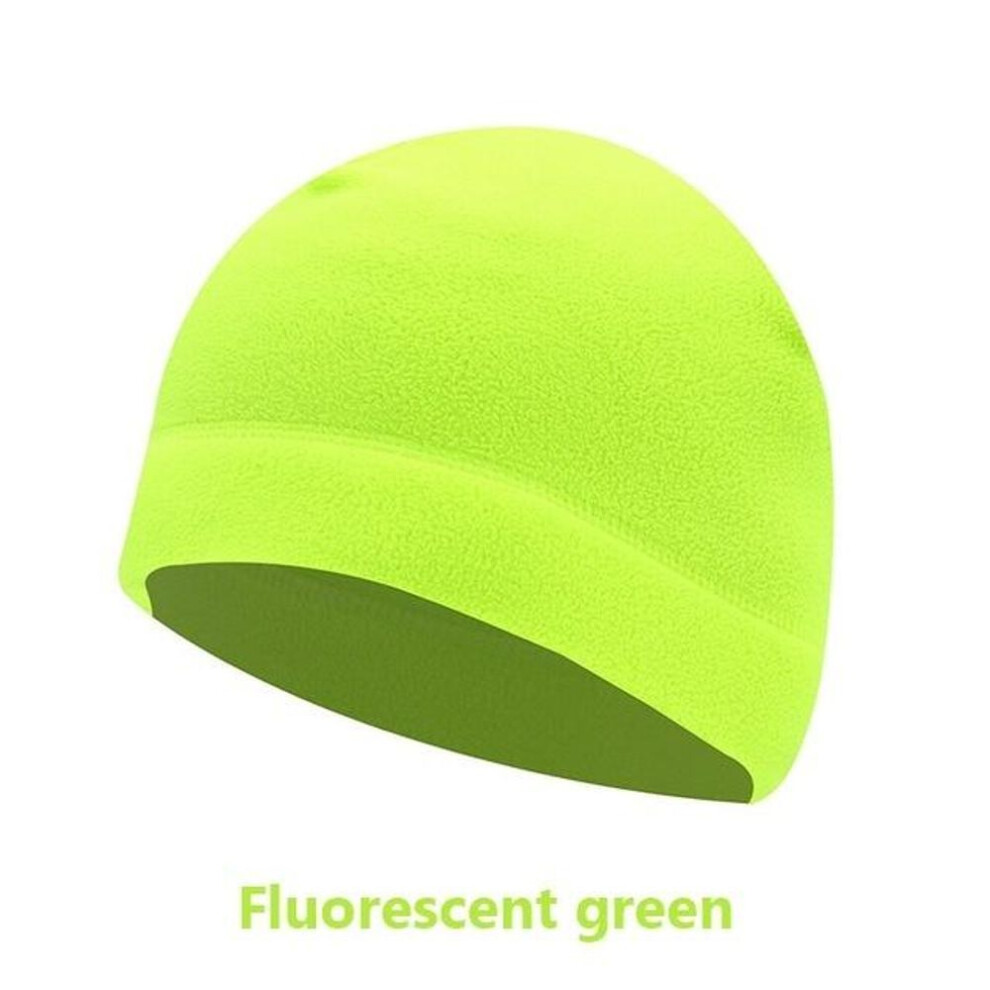 (yellow) Fleece Sports Hat for Outdoor Activities