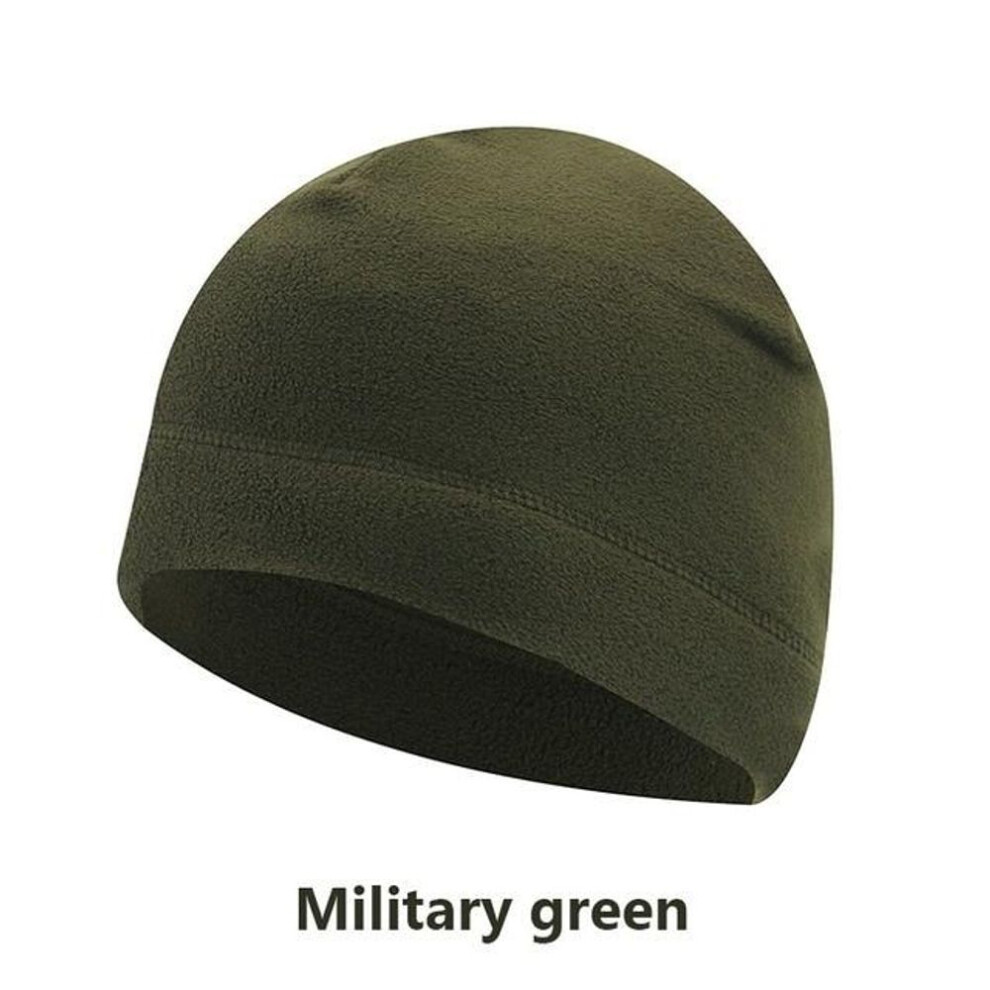 (army green) Fleece Sports Hat for Outdoor Activities